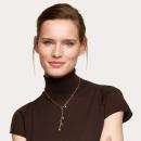 Tamara Comolli MIKADO Delicate Collier Camel mit Diamant Pavé  - Bild 4