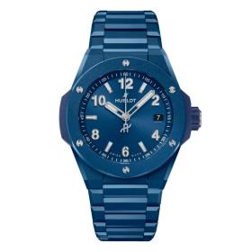 Unisex, Hublot Integrated Time Only Blue Ceramic  457.EX.7170.EX