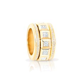 Gelbgold, Ringe, Tamara Comolli CURRICULUM VITAE 77 Ring  R-CV77-13-PrL-p-yg