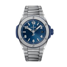 Unisex, Hublot Integrated Time Only Titanium Blue  457.NX.7170.NX