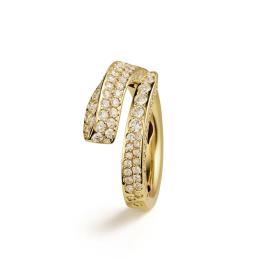 Gelbgold, Ringe, Crivelli Ring LIKE SLIM FULL PAVÉ 000-4535NS-yellow