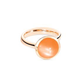 Roségold, Ringe, Tamara Comolli BOUTON Ring large Oranger Mondstein R-BOU-l-MoOr-rg