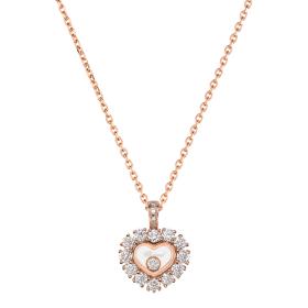 Roségold, Halsschmuck, Chopard Happy Diamonds Icons Joaillerie Anhänger 79A616-5001