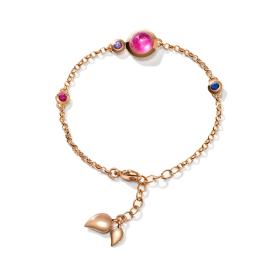 Roségold, Armschmuck, Tamara Comolli BOUTON Armband Mini Chain 'Wildberry' small/medium B-BOU-c-WB-sm-rg