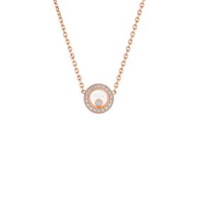 Roségold, Halsschmuck, Chopard Happy Diamonds Icons Halskette 81A017-5201