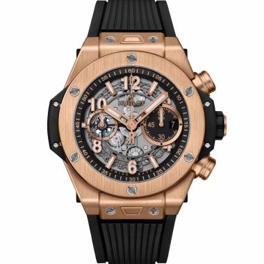 Herrenuhr, Automatik, Hublot Unico King Gold 