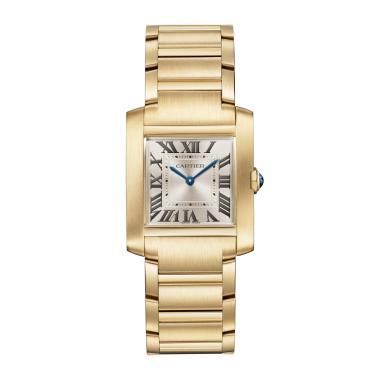 Damenuhr, Quarzwerk, Cartier Tank Française