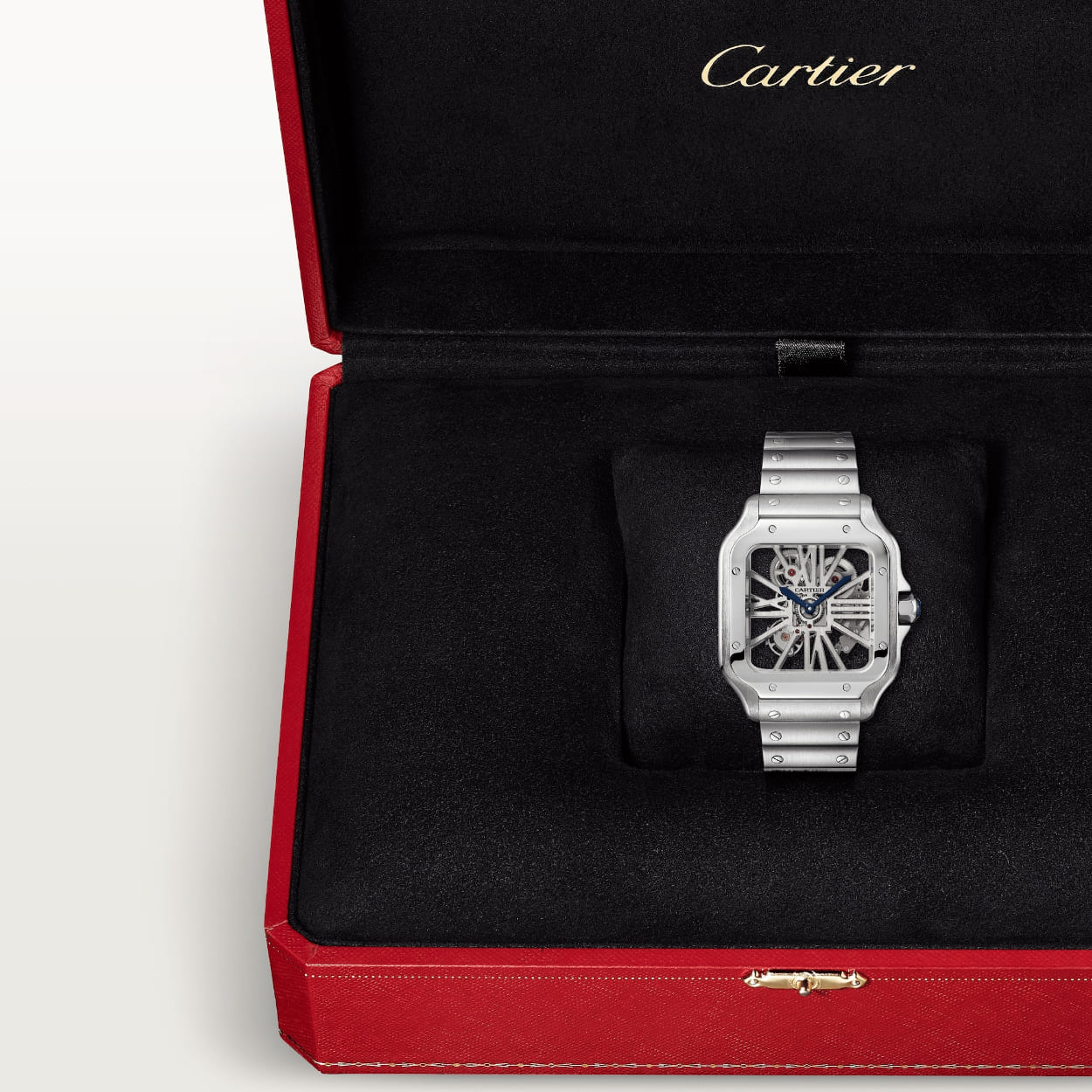 Santos de Cartier Modell WHSA0015 in Cartier Verpackung