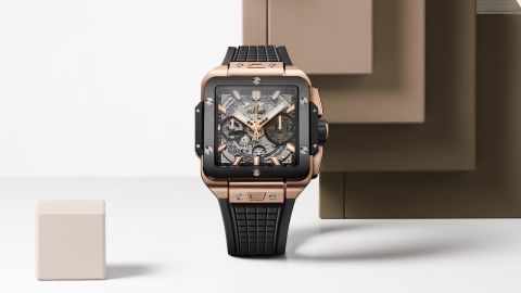  Hublot Square Bang Unico King Gold Ceramic Ansicht vorne